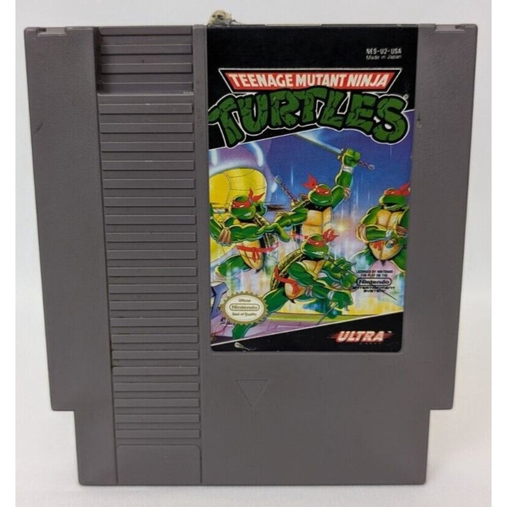 Teenage Mutant Ninja Turtles NES Nintendo Cart Only Tested/Working Peeling Label